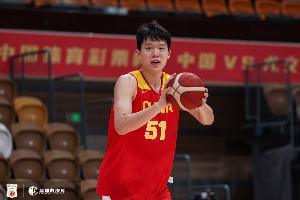 中国男篮热身赛首发：杨瀚森回归 搭廖三宁&贺希宁&朱俊龙&王俊杰